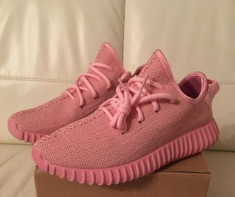 Adidasi Adidas Yeezy YZY Boost Pink Roz dama Femei 40 piele Poze Reale+Cutie foto