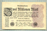 A 117 BANCNOTA-GERMANIA -2 MILION MARK- anul 1923-SERIA FARA-starea care se vede