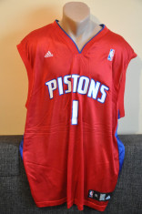 Maieu Basket ADIDAS NBA DETROIT PISTONS - BILLUPS NO. 1 Marimea XL. Baschet. foto