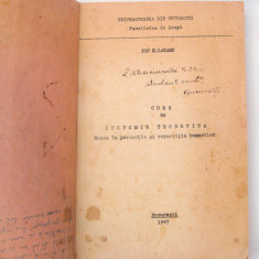 Economie teoretica , munca in productie si reparatie bunurilor 1947