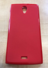 Husa Orange Nura TPU Red foto