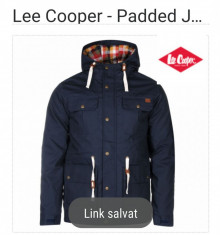 Geaca de Primavara -Toamna marca Lee Cooper cu eticheta de vanzare intact Anglia foto