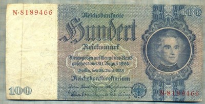 A 178 BANCNOTA-GERMANIA- 100 MARK- anul 1935 -SERIA 8189466 -starea care se vede foto