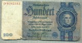 A 179 BANCNOTA-GERMANIA- 100 MARK- anul 1935 -SERIA 6342352 -starea care se vede