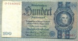 A 141 BANCNOTA-GERMANIA- 100 MARK- anul 1935 -SERIA 5160862 -starea care se vede