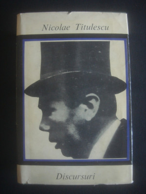 NICOLAE TITULESCU - DISCURSURI foto