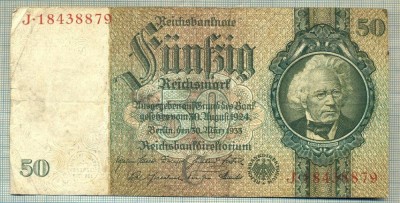 A 201 BANCNOTA-GERMANIA- 50 MARK- anul 1933 -SERIA 18438879 -starea care se vede foto