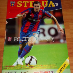 program meci Steaua - CFR Cluj 2009