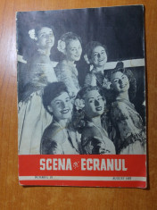 revista &amp;quot;scena si ecranul&amp;quot; august 1957 foto