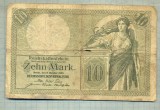 A 231 BANCNOTA-GERMANIA - 10 MARK- anul 1906-SERIA 2906961-starea care se vede