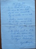 Cumpara ieftin Poezie olografa scrisa de Virgil Gheorghiu la moartea lui Gheorghiu Dej, 1965