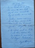 Cumpara ieftin Poezie olografa scrisa de Virgil Gheorghiu la moartea lui Gheorghiu Dej , 1965