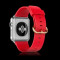 Curea ceas iCarer, Apple Watch 38mm, piele naturala, otel inoxidabil, LUX, ROSU