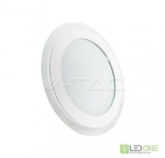 12W Spot LED Sticla - Rotund Alb Rece 6000K foto