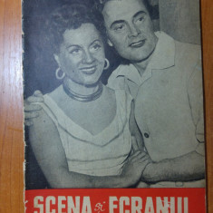 revista "scena si ecranul" iunie 1957