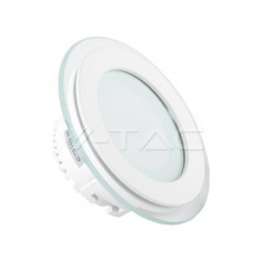 6W Spot LED Sticla - Rotund Alb Rece 6000K foto