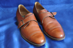 Pantofi barbati vintage din piele. SALVATELLI, Made in Italy. Marimea 40 foto