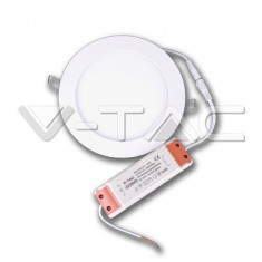 8W Panou Mini LED - Rotund Samsung Chip 3000K - Fara Driver foto