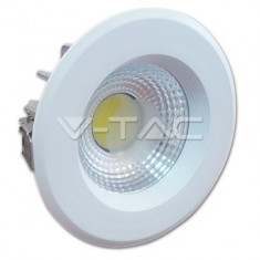 10W Spot LED COB Reflector - Rotund PKW Alb Cald 3000K foto