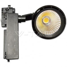 33W Lampa LED Sina Neagra 4000K foto