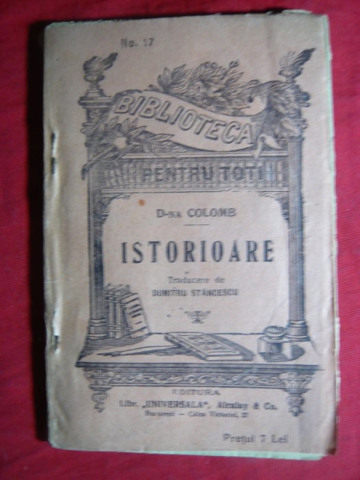 Dna Colomb - Istorioare , interbelica , BPT nr.17 ,trad.D.Stancescu