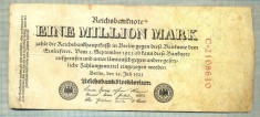 A 210 BANCNOTA-GERMANIA -1 MILLION MARK-anul 1923 -SERIA.. -starea care se vede