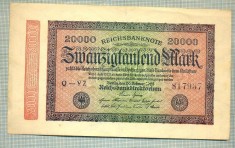 A 234 BANCNOTA-GERMANIA -20 000 MARK- anul 1923-SERIA 817937-starea care se vede