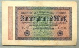 A 218 BANCNOTA-GERMANIA -20 000 MARK- anul 1923-SERIA 146376-starea care se vede, Europa