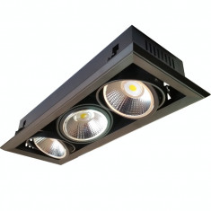 Spot LED AR111 3x23W + Suport 5000K foto