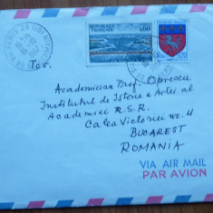 Scrisoare a lui Harry Brauner catre George Oprescu , expediata din Paris , 1967