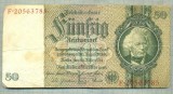 A 219 BANCNOTA-GERMANIA - 50 MARK- anul 1933-SERIA 20563785-starea care se vede