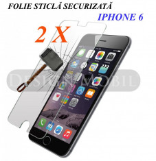 2X FOLIE DE STICLA IPHONE 6 6S TEMPERED GLASS SUPER OFERTA (2 BUC) foto