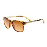 Ochelari soare RETRO LEOPARD FASHION material plastic detaliu auriu, Femei