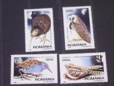 Romania 1998-LP 1458-Pasari de noapte,nestampilate. foto
