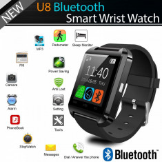 Ceas U8, Smart Ceas, Bluetooth ceas, modern, negru, ceas mobil foto