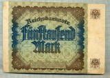 A 212 BANCNOTA-GERMANIA - 5000 MARK- anul 1922 -SERIA 166678-starea care se vede, Europa