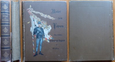 Alfons Danzer, Printre steaguri. Armata austro - ungara, 1889, cu 11 cromolitho foto
