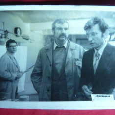 Fotografie din Filmul Avaria cu Ilarion Ciobanu, Emil Hosu dim.=18 x12 cm