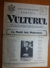 ziarul vulturul 25 octom. 1993 anul 1 nr. 1 si 2-ziua de nastere a regelui mihai foto