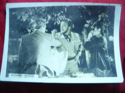 Fotografie din Filmul Cercul Magic cu C.Codrescu si Oct.Cotescu ,dim.=18 x12 cm foto