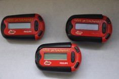 Lot 3 Pagere DEFECTE! Pentru piese! Pager Philips Coca Cola.Anii 2000.vechi foto