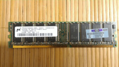Ram PC Micron 512Mb DDR1 PC3200U MT8VDDT6464AG-40BD foto