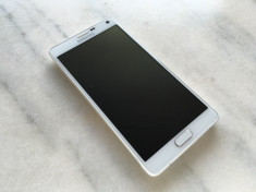 Samsung N910C Note4 32GB 4G White stare IMPECABILA,necodat,original - 1199 LEI ! foto