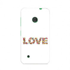 Husa Nokia Lumia 530 Slim Model Love Flower foto