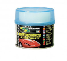 Solutie abraziva auto anti zgarieturi STAC PLASTIC Italia 250g foto