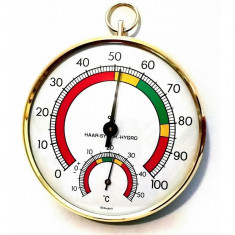 Higrometru cu termometru TFA pentru sere foto