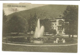 @carte postal(ilustrata)-SINAIA-Hotelul Caraiman cu obuzu-anul 1925, Circulata, Printata