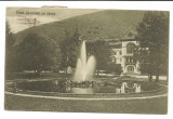 @carte postal(ilustrata)-SINAIA-Hotelul Caraiman cu obuzu-anul 1925