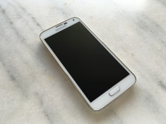 Samsung G900F S5 16GB White stare excelenta-impecabila,NECODAT,original -799 RON foto