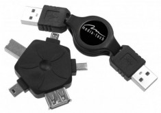 Hub USB MediaTech MT-5002 5 tipuri de porturi foto